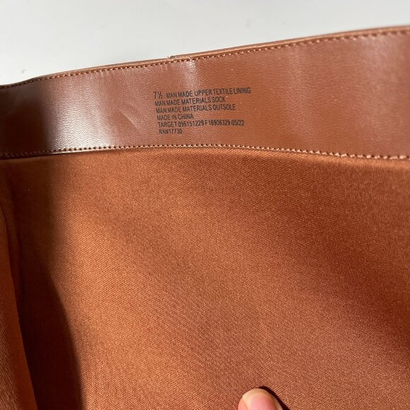 A New Day Eve Riding Block Heel Faux Leather Boots - Picture 13 of 16